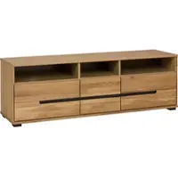 Home affaire Sideboard , braun, B:162,5cm H:52,5cm T:40,5cm, Holz teilmassiv, Sideboards, Sideboard, zwei Türen und zwei Schubladen mit Soft-Close