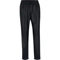 Bonprix Schlupfhose aus Lederimitat, aus Polyester, lockere Passform, eleganter Stil