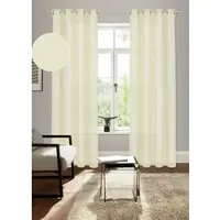 Bruno Banani Vorhang "Lagan" Gr. 5, beige (champagner), B:140cm H:265cm, Polyester, Polyester, Gardinen, Vorhang, 2-er Set, gewebt, Microfaser, versch. Größen, einfarbig, Bestseller
