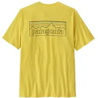 Patagonia Herren P-6 Logo Responsibili-Tee P-6 Outline: Lemon Zest M