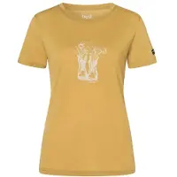 Super.natural - Women's Flower Boots Tee - Merinoshirt Gr M beige