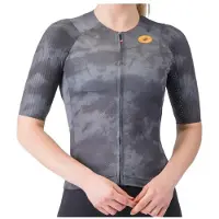 Castelli - Women's Aero Race 8S Jersey - Radtrikot Gr XS grau