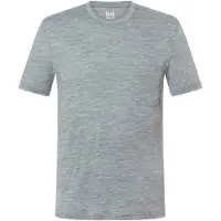 Super.natural - Pocket Tee - Merinoshirt Gr XL grau