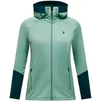 Peak Performance - Women's Rider Essentials Zip Hood - Fleecejacke Gr XL türkis