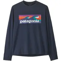 Patagonia - Kid's L/S Cap SW T-Shirt - Funktionsshirt Gr XXL blau