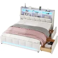 OKWISH Wohnwände Wohnzimmermöbel-Set mit Standregal und TV-Schrank,Wandschrank-Set mit Holzmaserung Design,stehend&hängend Schrank,Holzfarbe+Schwarz