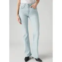 Levi's Schlagjeans "726 HR FLARE", Damen, Gr. 30, Länge 32, blau (flip through), Web, Obermaterial: 85% Baumwolle, 7% Lyocell, 6% Elastomultiester, 2% Elasthan, bootcut fit lang, Jeans Schlagjeans