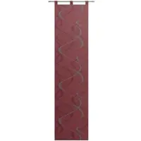 Neutex For You! 1100000002199 NEUTEX FOR YOU "Pelotas" Gr. 5, rot (marsala), B:57cm H:265cm, Scherli, Polyester, Gardinen, 1100000002199, inkl. Beschwerunsstange, Halbtransparent, Schlaufen-Aufhängung, modern