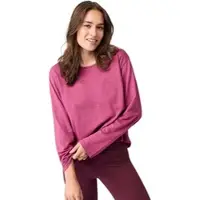 Mandala Open Back Long Sleeve mulberry L