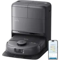 Eufy Omni C28, Beutellos, Schwarz, Ladend, Auto dust emptying, Auto water refill, Mopp-Waschen, Hot air drying, Mop drying, 3 l, 2.2 l, 2.2 l