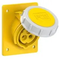 Pce 4132-4f8 CEE-Anbausteckdose schräg (80x97mm) 16A 3p 4h IP67 41324f8
