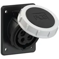 Pce 4142-7f8 CEE-Anbausteckdose schräg (80x97mm) 16A 4p 7h IP67 41427f8