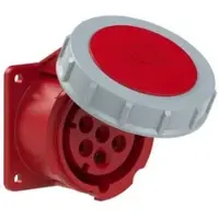 Pce 3172-6f70v CEE-Anbausteckdose (70x70mm) 16A 7p 6h IP66/IP67 31726f70v