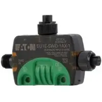 Eaton 174717 SWD T-Connector Analogmodul IP69K, ein analoger Eingang 0 - 10 V mit Versorgung, eine E/A-Buchse M12 EU1E-SWD-1AX-1