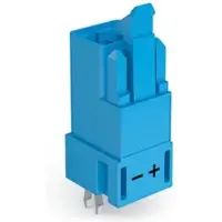 Wago 890-3112 Stecker für Leiterplatten,gerade,2-polig,blau 8903112 - 100 Stück