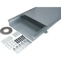 Hager BKWD500090 Bodenkanal mit Wanne BKWD 500x(90-130)mm - 2 Meter