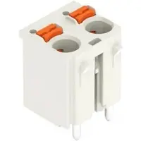 Wago 2092-4174/200-000 1-Leiter-THR-Federleiste, gerade,Drücker,Push-in CAGE CLAMP,lichtgrau 20924174200000 - 100 Stück