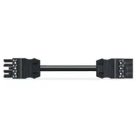 Wago 771-9994/006-601 konfektionierte Verbindungsleitung,Eca,Buchse Stecker,schwarz 7719994006601