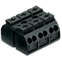 Wago 862-503/999-950 4-Leiter-Geräteanschlussklemme,für Anwendungen Ex e II geeignet,ohne PE-Kontakt,schwarz 862503999950 - 250 Stück