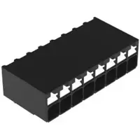 Wago 2086-1228 THR-Leiterplattenklemme,Drücker,1,5 mm2,schwarz 20861228 - 108 Stück