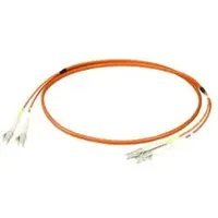 EFB Elektronik O0310FT.50 Duplex Jumper LC-LC 50/125μ, OM2, LSZH, orange, Flat Twin 3x5mm, 50m O0310FT50