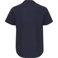 !Solid Kurzarmhemd SOLID "Kurzarmhemd SDAllan", Herren, Gr. M, N-Gr, blau (insignia blau), Obermaterial: 58% Leinen LI. 42% Viskose CV., Hemden Kurzarmhemd
