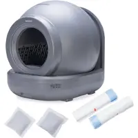 Beeztees Automatische Katzentoilette Moeza - Grau