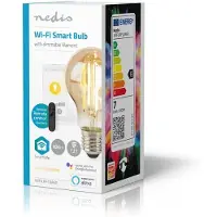 Nedis SmartLife LED Filament Lampe - Wi-Fi - E27 - 806 lm - 7 W - Warmweiss - 1800 - 3000 - Glas - Android / IOS - Birne - 1 Stück