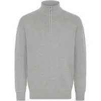 !Solid Troyer SOLID "Troyer SDFinnet", Herren, Gr. L, grau (griffin melange), Obermaterial: 70% Baumwolle CO recyc.. 30% Polyester Pol. recyc.., Pullover Troyer