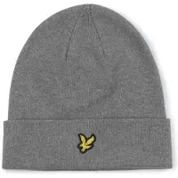 Lyle & Scott Beanie Wool Blend Grau - age