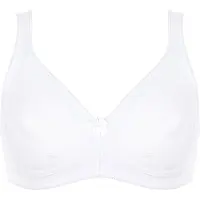 Naturana Bügelloser BH "Comfort Straps", Damen, Gr. 105, Cup B, weiß, Obermaterial: 100% Polyester. Futter: 100% Polyester. Miedereinsatz: 100% Polyester, BHs Bügelloser BH