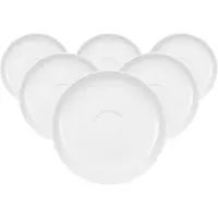 Villeroy & Boch Untertasse "Kaffeeuntertassen Anmut ø 17,9 cm 6er Set weiß"