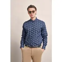 Bugatti Herren Oxfordhemd mit floralem Print