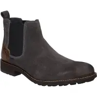 Josef seibel Stiefelette "Jasper 50, asphalt-kombi", Herren, Gr. 40, grau (asphalt, kombi), Obermaterial: 100% Rindsleder Leather cow., Schuhe Stiefelette