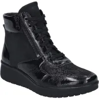 Josef seibel Stiefelette "Calais 02, schwarz", Damen, Gr. 35, schwarz, Obermaterial: 100% Rindsleder Leather cow., Schuhe Stiefelette
