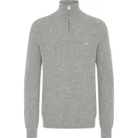 Kronstadt Troyer "Troyer KSDoors half Zip", Herren, Gr. L, grau (lt grau), Obermaterial: 70% Wolle mw. 30% Polyamid PA., Pullover Troyer