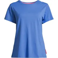 Salzhaut T-Shirt "Shirt STEENTJE", Damen, Gr. L, blau (sky), Obermaterial: 50% Baumwolle CO. 50% Polyester PES., Shirts T-Shirt