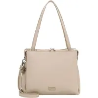 Tamaris Shopper "Shopper TAS Katharina", Damen, Gr. B/H/T: 30,5cm x 26cm x 12cm 0, beige (beige 400), Polyester, Taschen Shopper