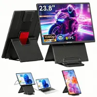 Blackview Table 10 Screen Extension (32.8 mm), Ultra Thin 23,8 Inch FHD IPS Eye Care Portable Monitor, Suitable for Laptop/PC/Mac/PS3/4/5/Xbox/Switch