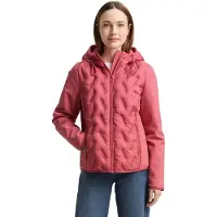 Tom Tailor Steppjacke , Damen, Gr. XL, rosa (cozy pink), Steppware, Obermaterial: 100% Polyester. Futter: 100% Polyester, unifarben, regular fit normal, elastischer Bund, Jacken Steppjacke, mit Kapuze