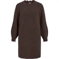 Vila Vinikolina Langärmeliges Strickkleid