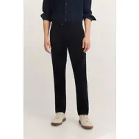 Bugatti Cordhose "Modern Fit", Herren, Gr. 34, Länge 34, blau (390, marine), 77% Baumwolle, 22% Lyocell, 1% Elasthan, unifarben, normal, Hosen Cordhose, mit Soft Touch & Stretch-Komfort