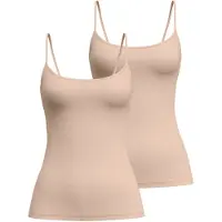 Calida Unterhemd "Unterhemd Sleek Skin Spaghetti Top 2P 2er Pack"