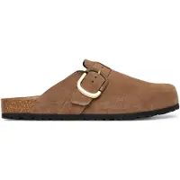 Tamaris Damen Clog aus Leder mit ergonomischem Fußbett 1-27600-44, Größe:36 EU, Farbe:Braun