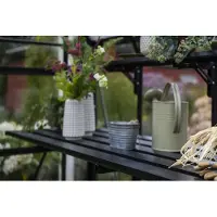 Halls Klappbarer Lamellentisch Qube Lean-to 6 178 x 55 cm schwarz
