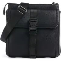 Armani Exchange für Herren. XM002568AF22537MC105 Umhängetasche Fabric schwarz (OSFA), Lässig, Polyester