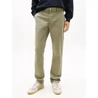 Tommy Hilfiger Chinohose TOMMY JEANS "SCANTON Slim Fit Hose", Herren, Gr. 38, Länge 34, utility sage, Web, Obermaterial: 96% Baumwolle, 4% Elasthan, slim fit lang, Hosen Chinohose, slim fit, Twill