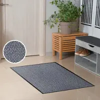 Otto Home Fußmatte "Tarron, Schmutzfangmatte Indoor, für Hausflur und Eingangsbereiche", grau, B:90cm H:5mm L:150cm, Kunstfaser, Teppiche, Fußmatte, Eingangsmatte, rutschfeste Unterseite, meliert