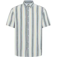 Blend Leinenhemd "Leinenhemd BHBobby Linen Mix", Herren, Gr. M, N-Gr, blau (copen blau), Obermaterial: 55% Leinen LI. 45% Viskose CV., Hemden Leinenhemd