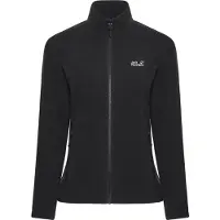 Jack Wolfskin Fleecejacke "TAUNUS 200 FZ W", Damen, Gr. XXL (48), schwarz, Obermaterial: 100% POLYESTER. Futter: 100% POLYESTER, Jacken Fleecejacke, mit 3-in-1 System-Kompatibilität, aus Polyester